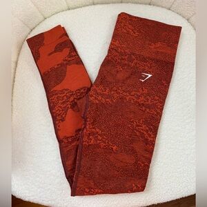 Gymshark Camo Seamless Leggings in Size Small